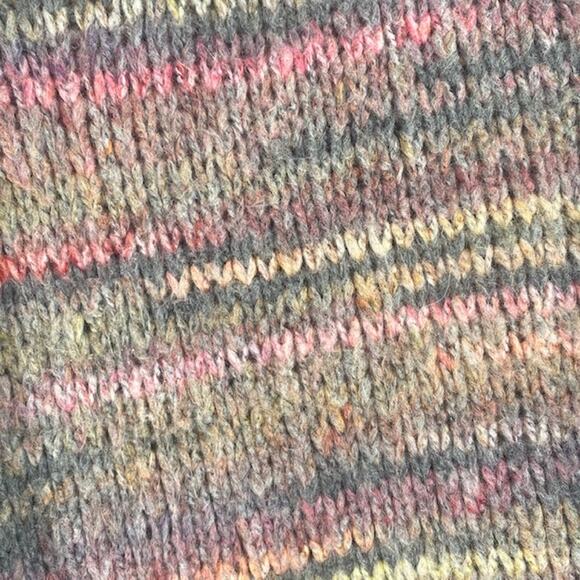 Topshop Pink Multicolor Colorful Knit Long Sleeve Wool Blend Sweater Women Sz XS - Picture 5 of 7